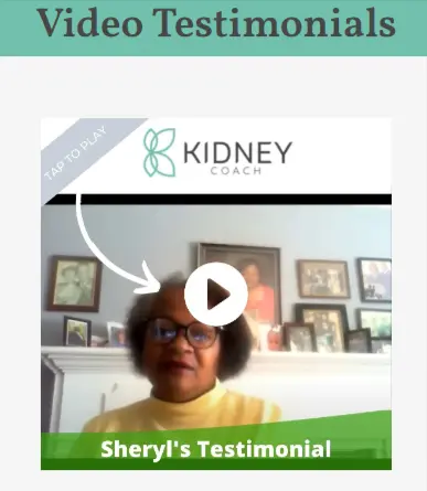 Kidney Disease Video Testinomial